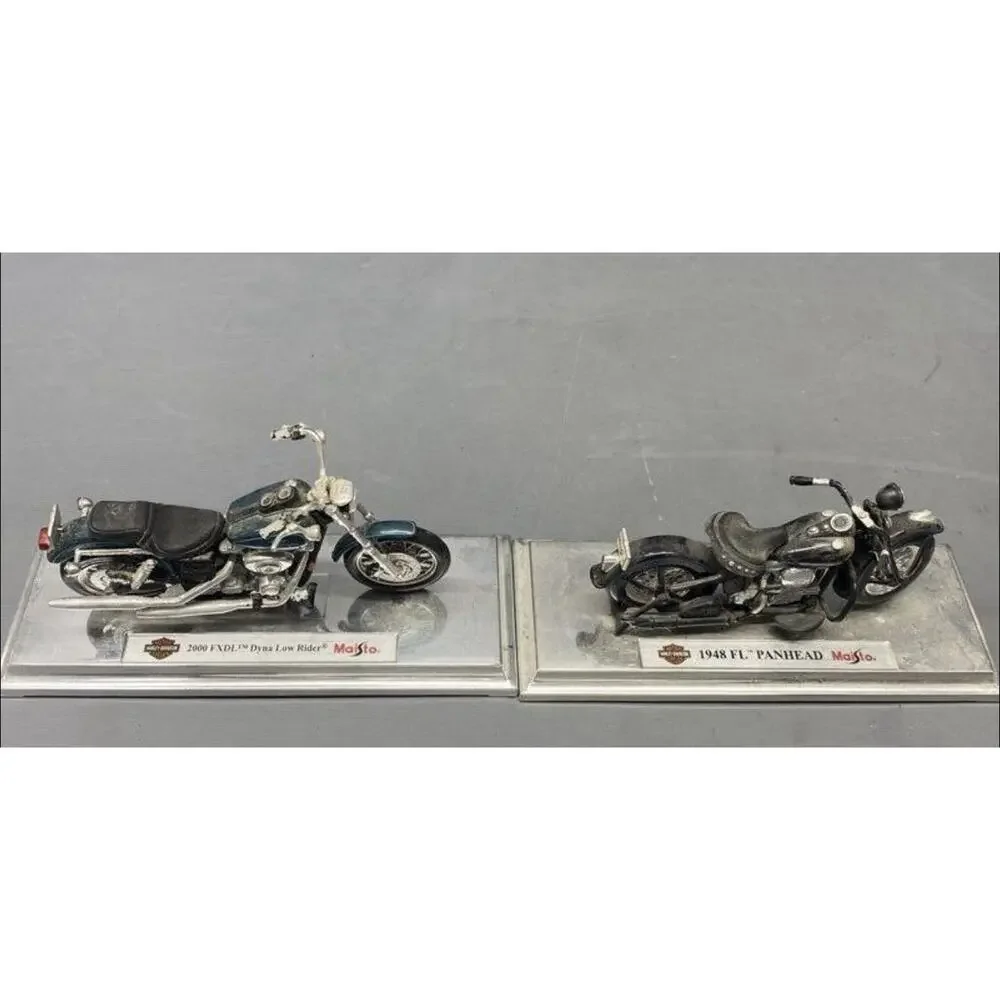 Harley Davidson Set Of 7 Maisto Die-Cast Motorcycles
